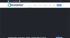 Desktop Screenshot of duyarogluboya.com